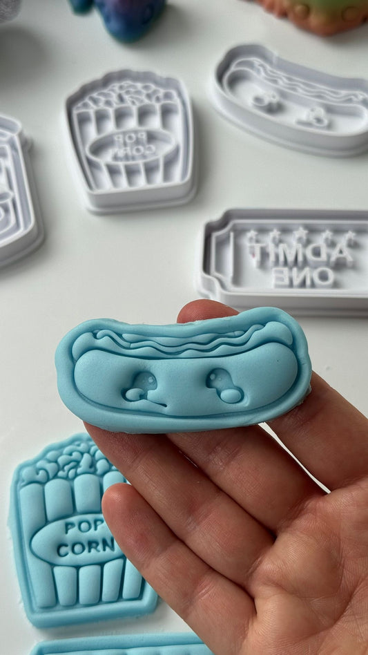 Hot dog stamp + cutter