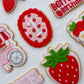 Strawberry Basket 3D deboss and matching cutter