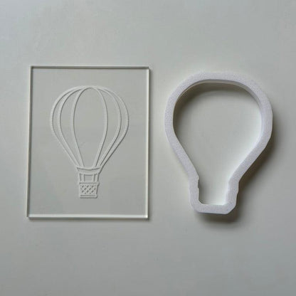 Hotair Balloon - debossing and matching cutter M1062