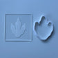 Dinosaur imprint - debossing + matching cutter