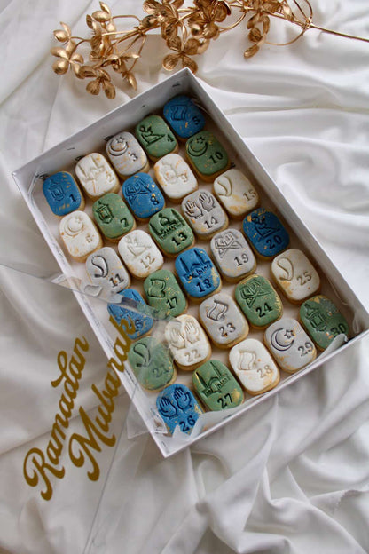 Ramadan Calendar - Eid Muslim Islamic Calendar - stamp + cutter