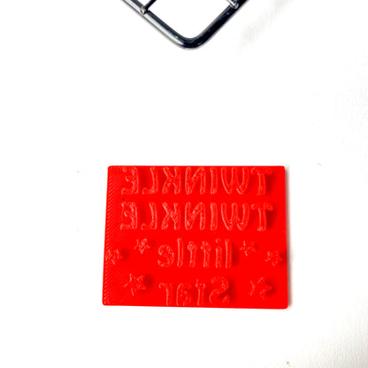 Twinkle Twinkle little star - Embossing - stamp MEG cookie cutters