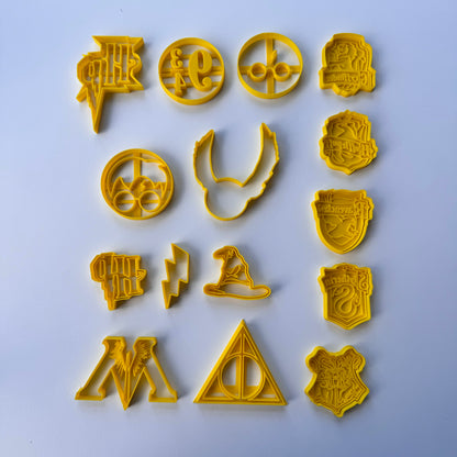 Harry Potter Magic wizard-Inspired Cookie cutter cake decoration fondant
