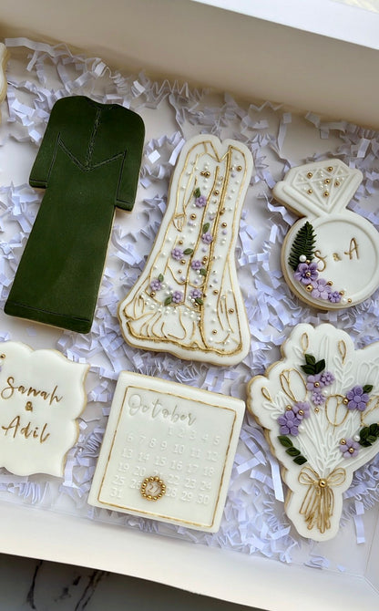 Wedding dress - Muslim inspired - deboss + cutter
