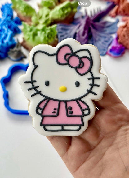 Hello Kitty deboss and cutter M1080