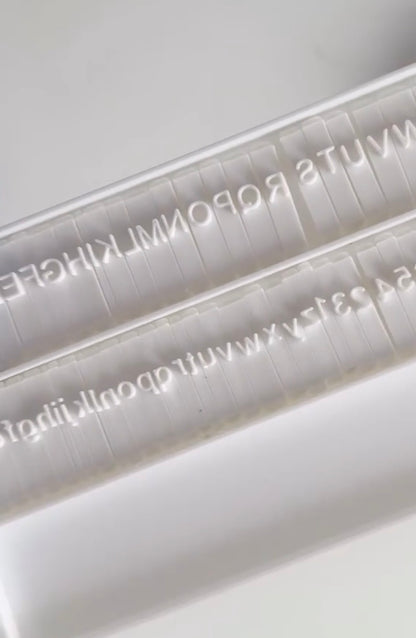 Plain alphabet simil-arial font Alphabet letter stamp MS1023 (0839)