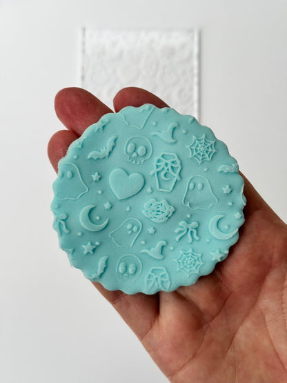 halloween deboss pattern