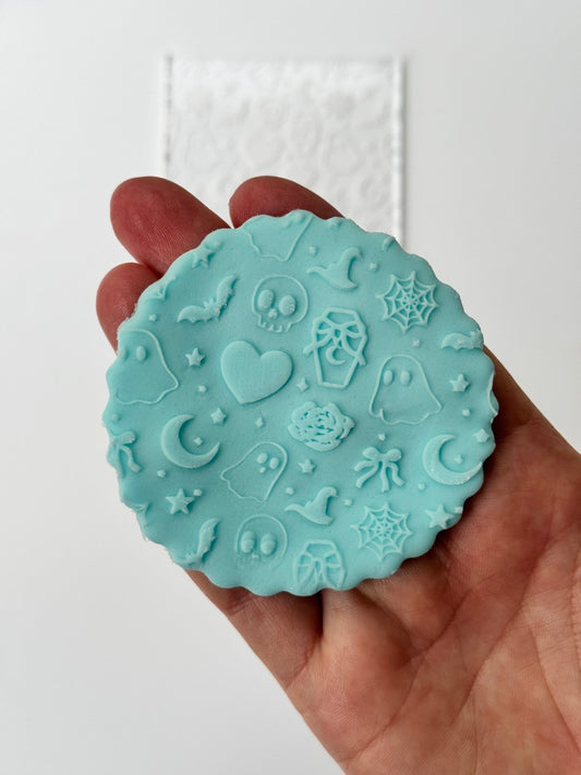 halloween deboss pattern