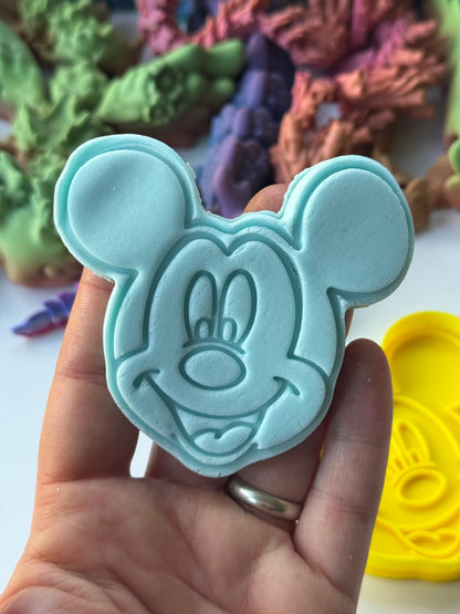 Cartoon inspired cookie cutter + stamp