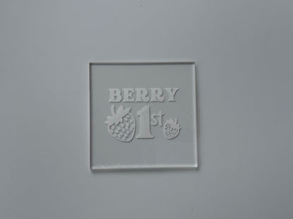 BERRY 1ST - ONE Strawberry deboss