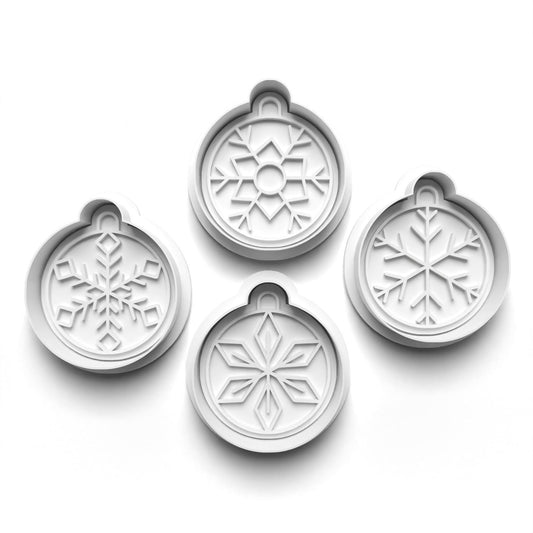 Christmas Baubles stamp and cutters - 0715