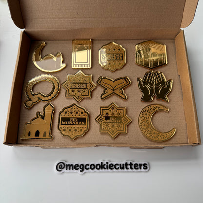 Eid / Ramadan cupcake charm box - set of 12
