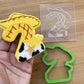 Number 2 - Toy story - Debossing + matching cutter MEG cookie cutters