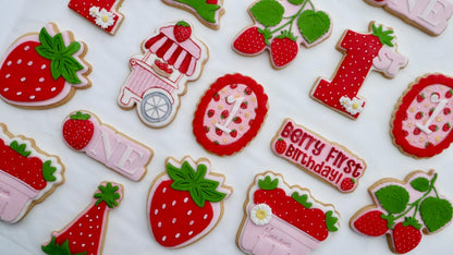 3D strawberry deboss and matching cutter