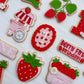 Strawberry Basket 3D deboss and matching cutter