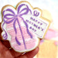 Happy Mother’s Day stack macarons with bow deboss and cutter