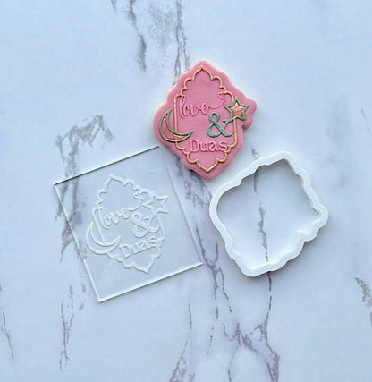 love and duas - Ramadan / Eid deboss + cutter M1022