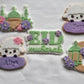 Eid Mubarak floral 3D deboss and matching cutter