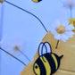Bee charm / topper - 3D printed - pack of 5