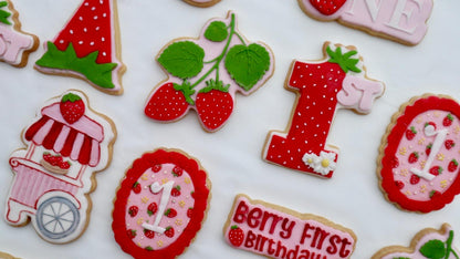 3D strawberry deboss and matching cutter