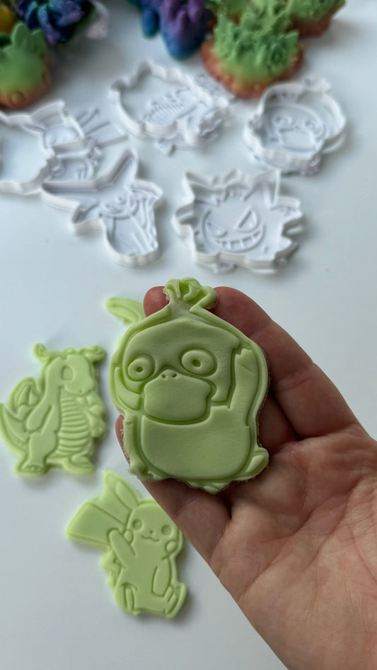 POKEMON - PSYDUCK Cutter + Stamp