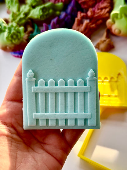 Arch fence 3D deboss and cutter