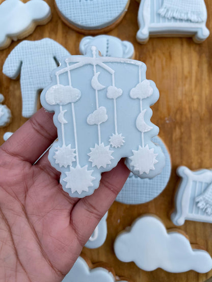 Baby mobile toy - Cookie cutter + Debossing MEG cookie cutters