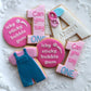 Mrs Rachael icky sticky bubble gum deboss