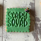 Halloween stamps embossing for cupcakes collection 2020