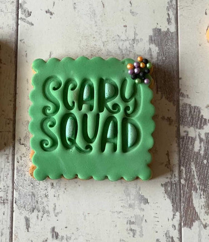 Halloween stamps embossing for cupcakes collection 2020
