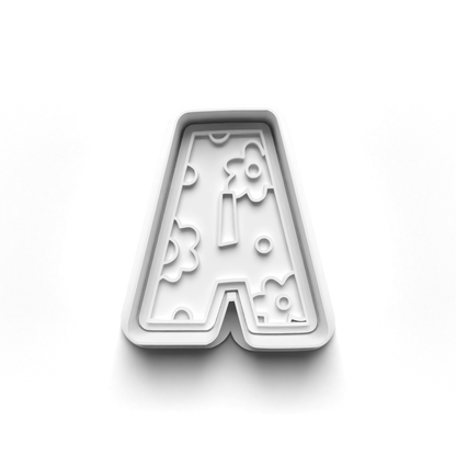 Playful letters Alphabet cookie cutter + stamp 0840
