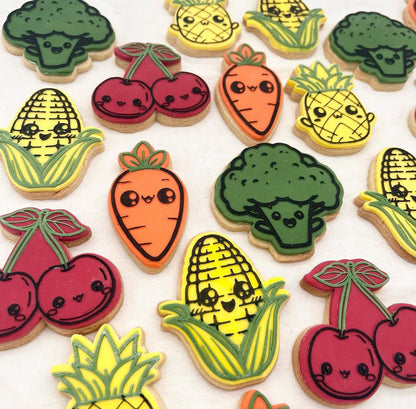 Kawaii pineapple - debossing + matching cutter