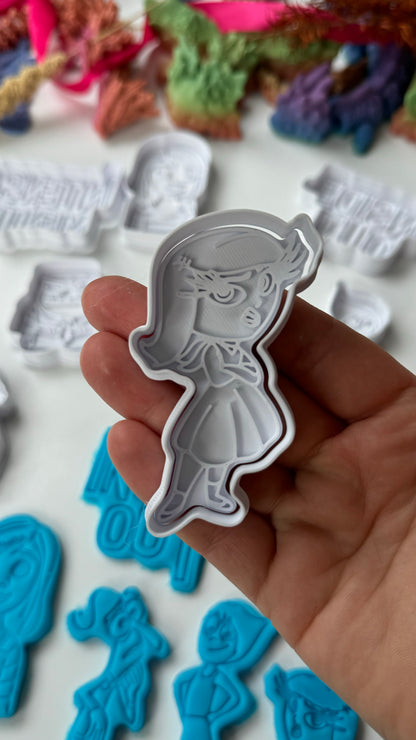 Inside out cutters and stamps
