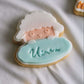 Sheep Name Plaque 3D deboss and matching cutter