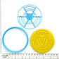 Fortnite-INSPIRED V Bucks Cookie cutter + stamp