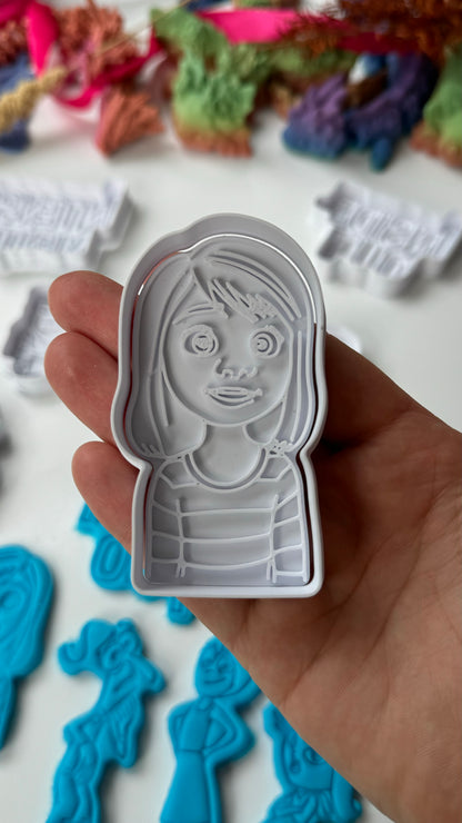 Inside out cutters and stamps