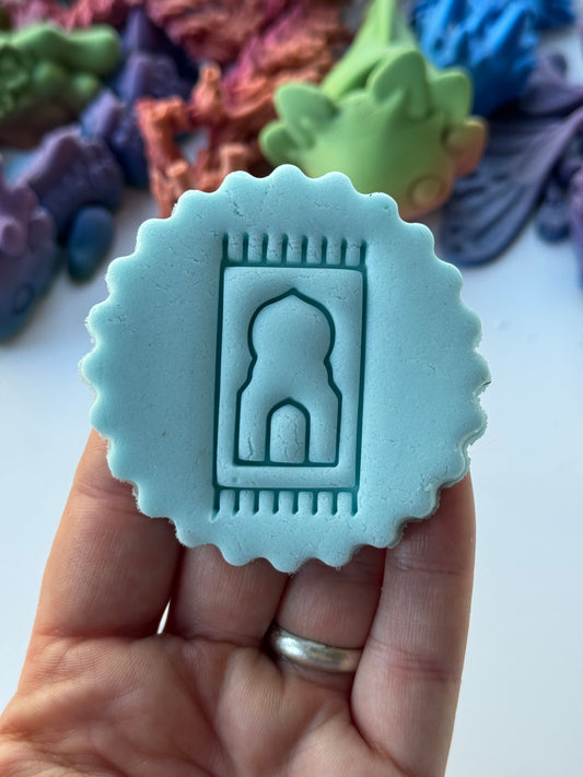 Prayer mat - islamic Embossing - stamp