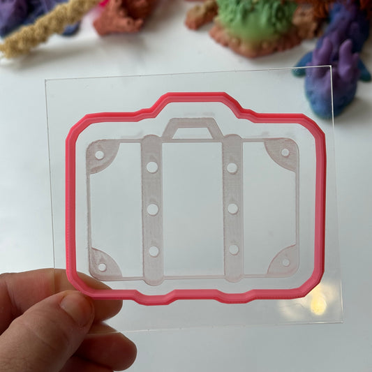 Travel trolley - deboss and matching cutter