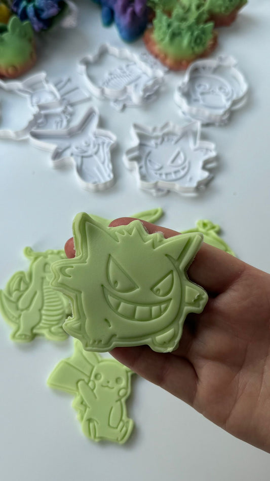 POKEMON - GENGAR Cutter + Stamp