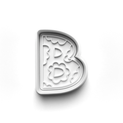 Playful letters Alphabet cookie cutter + stamp 0840