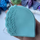 Arch with leaves - deboss and matching cutter M1078