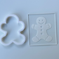 Gingerbread man deboss + matching cutter - Christmas