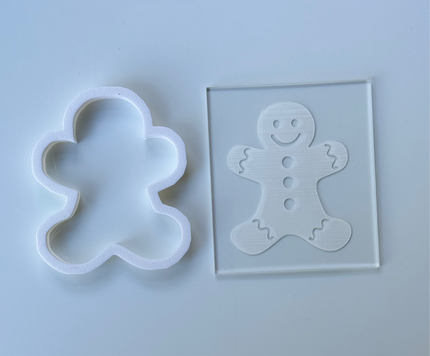 Gingerbread man deboss + matching cutter - Christmas