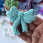 Bow 3D printed - style 1 - deboss + matching cutter