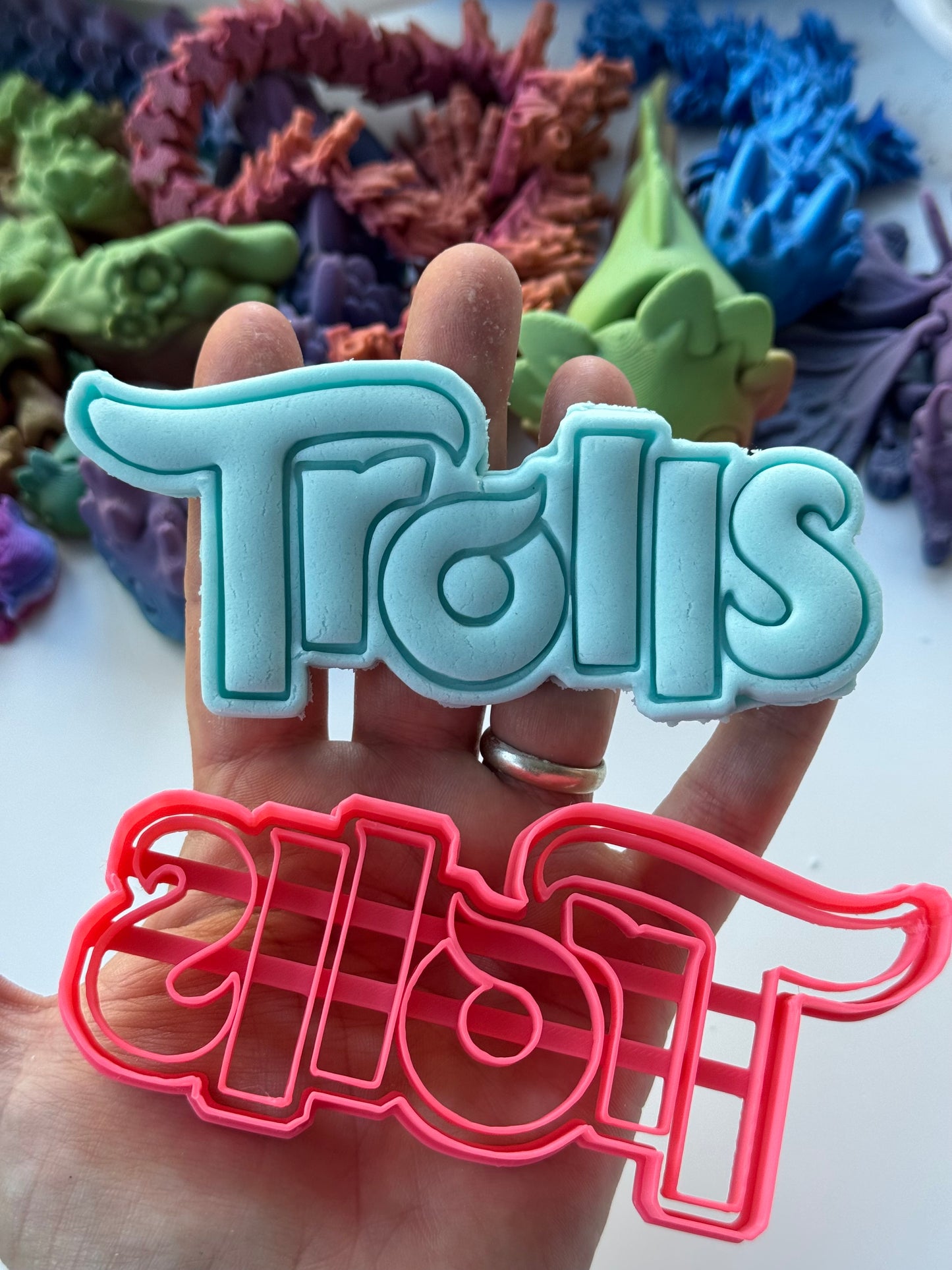 Trolls logo-inspired Cookie Cutter