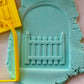 Arch fence 3D deboss and cutter