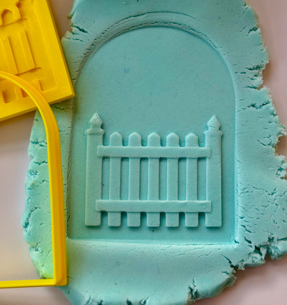 Arch fence 3D deboss and cutter