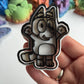 Blue cartoon-inspired Cookie Cutter + stamp