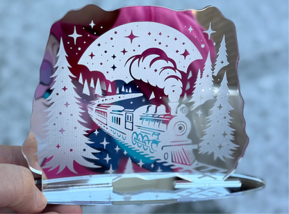 Christmas centrepiece for table - 11 cm high - decoration - polar Express