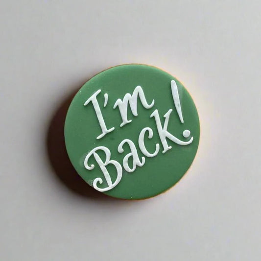 Elf - I'm back - deboss - christmas